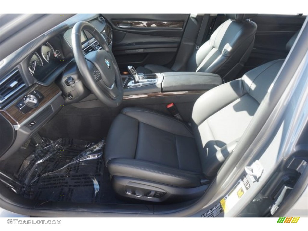 Black Interior 2014 BMW 7 Series ActiveHybrid 7 Photo #97585963