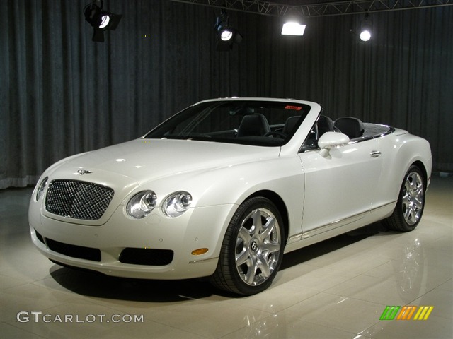 Ghost White Bentley Continental GTC