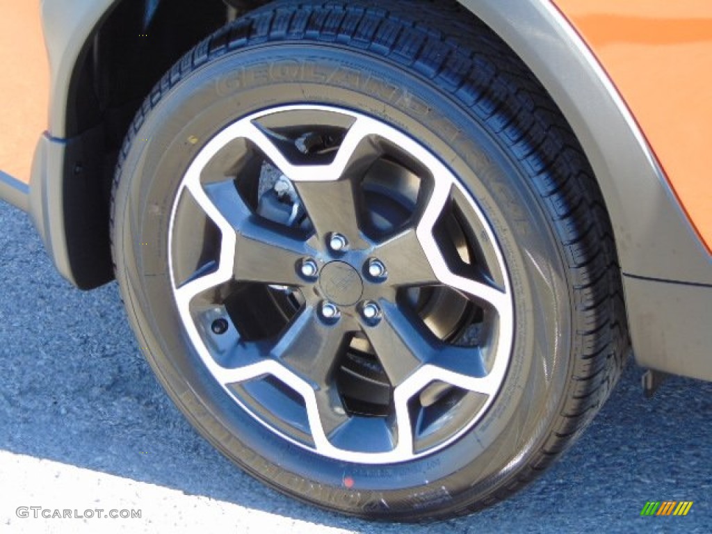 2014 XV Crosstrek 2.0i Premium - Tangerine Orange Pearl / Black photo #3