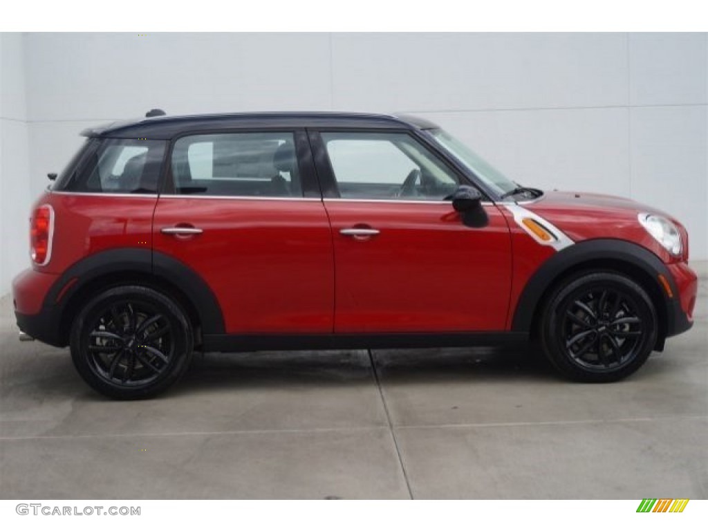 Blazing Red Metallic 2015 Mini Countryman Cooper Exterior Photo #97588117