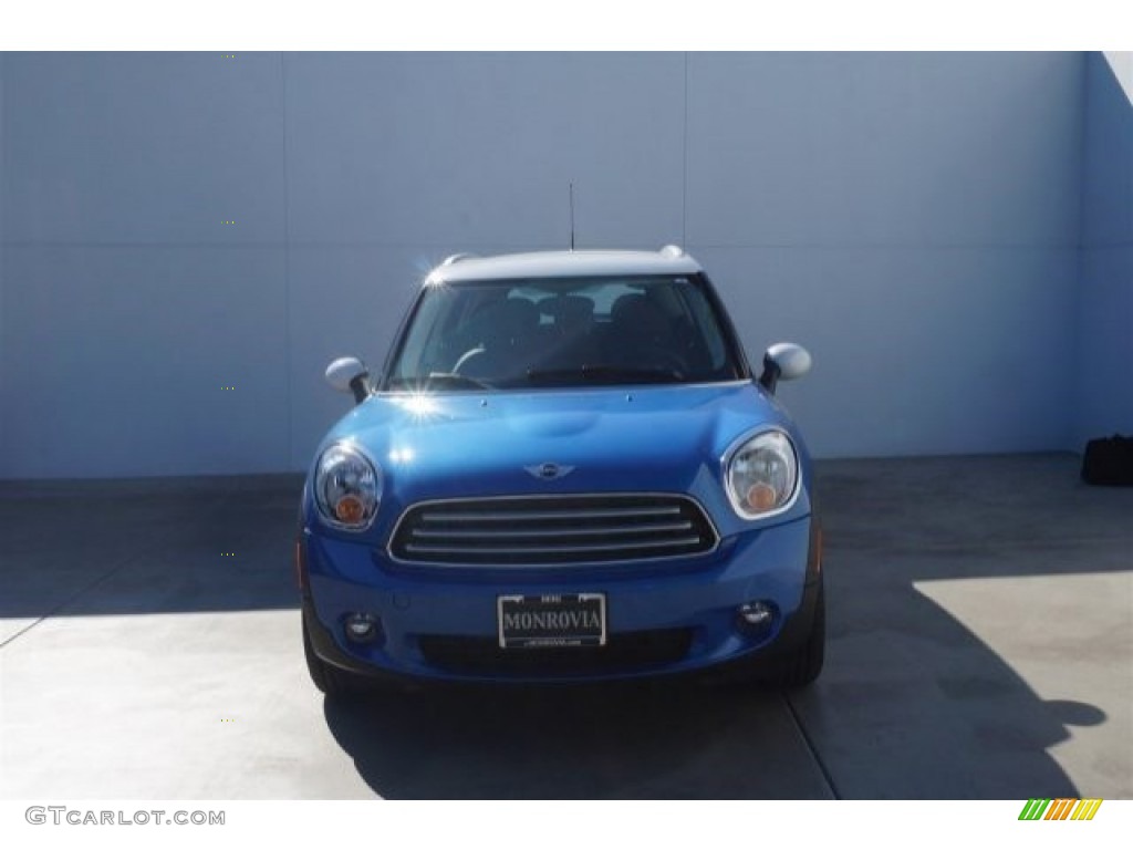 2014 Cooper Countryman - True Blue Metallic / Carbon Black photo #3