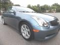 2005 Lakeshore Slate Blue Infiniti G 35 Coupe  photo #7