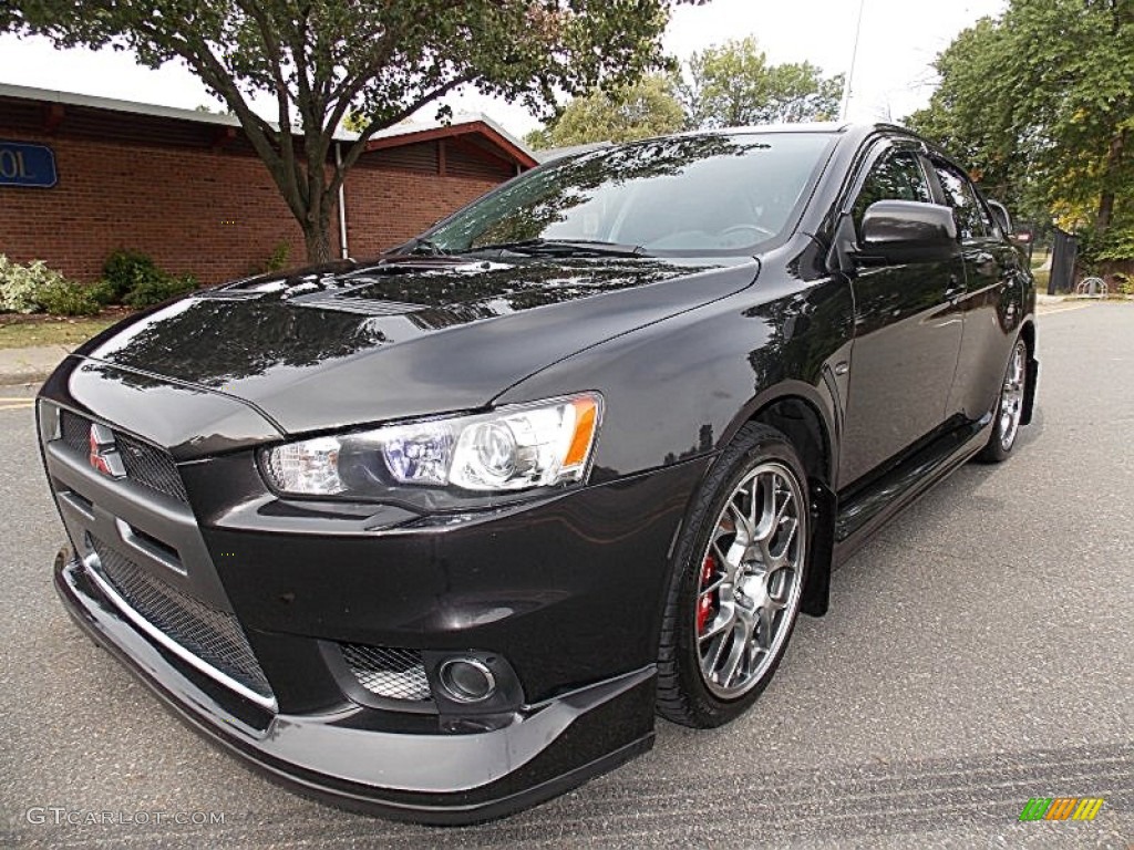 Phantom Black Pearl 2010 Mitsubishi Lancer Evolution MR Exterior Photo #97590091