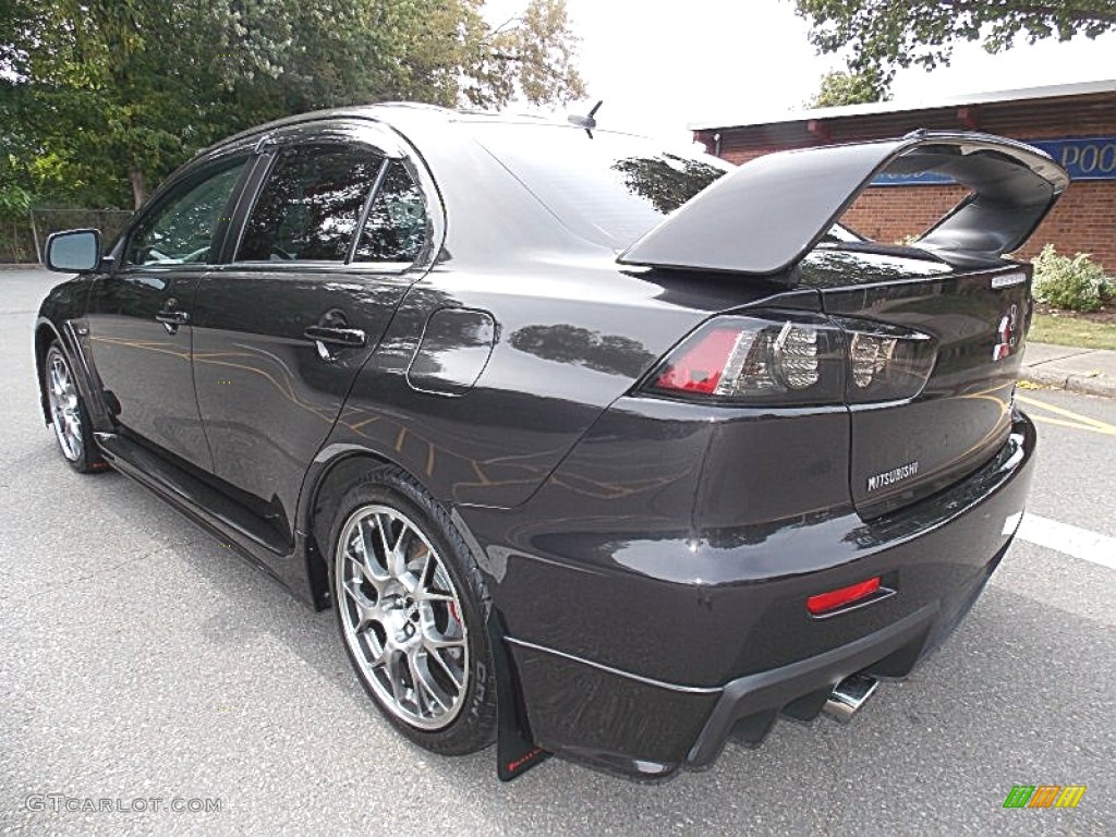 Phantom Black Pearl 2010 Mitsubishi Lancer Evolution MR Exterior Photo #97590187