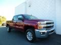 2015 Deep Ruby Metallic Chevrolet Silverado 2500HD LT Crew Cab 4x4  photo #1