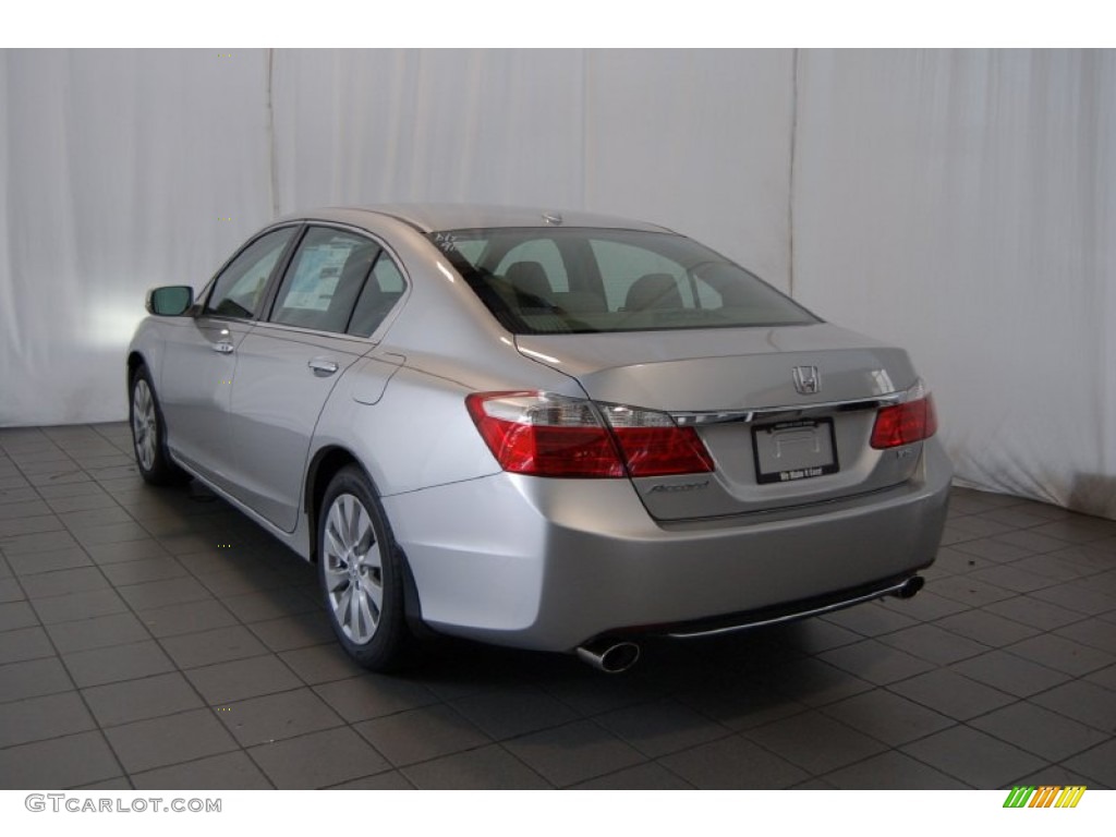 2014 Accord EX-L V6 Sedan - Alabaster Silver Metallic / Gray photo #9