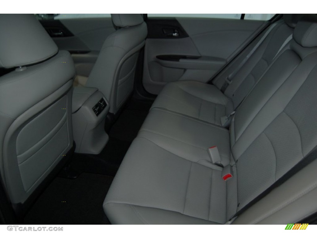 2014 Accord EX-L V6 Sedan - Alabaster Silver Metallic / Gray photo #25