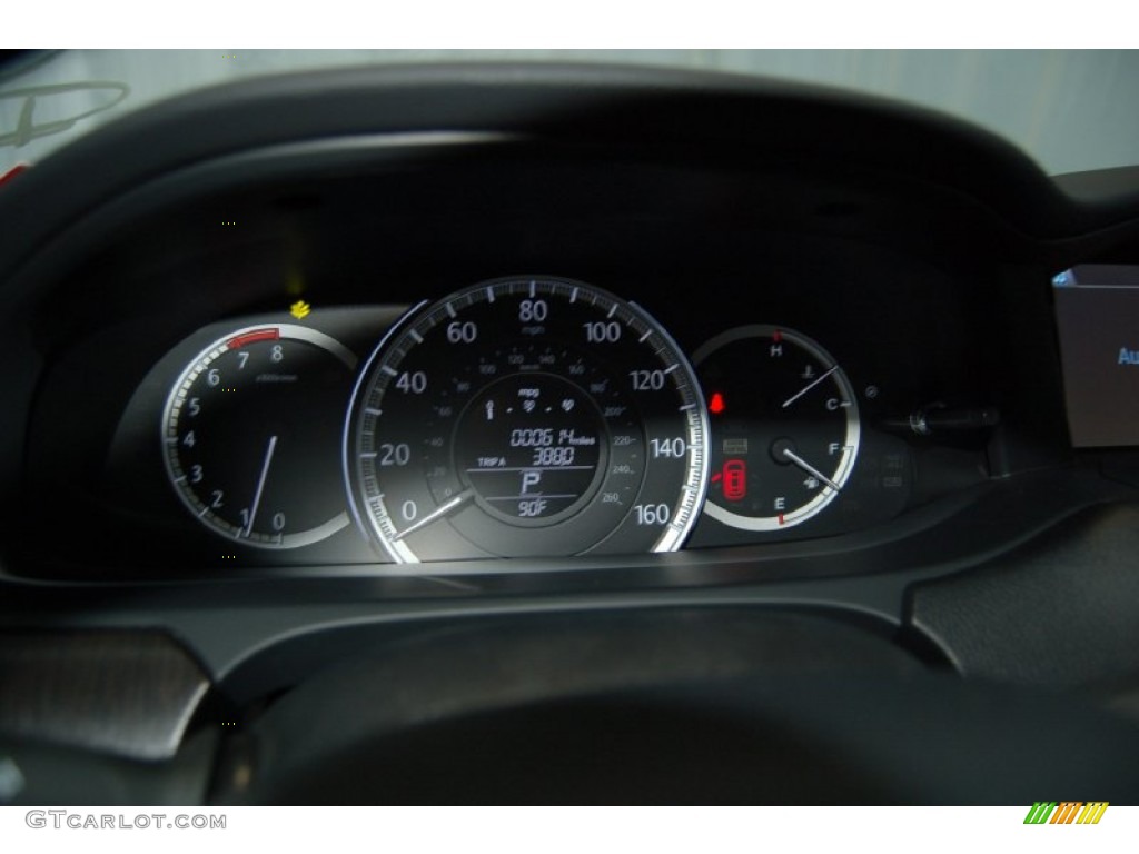 2014 Accord EX-L V6 Sedan - Alabaster Silver Metallic / Gray photo #30