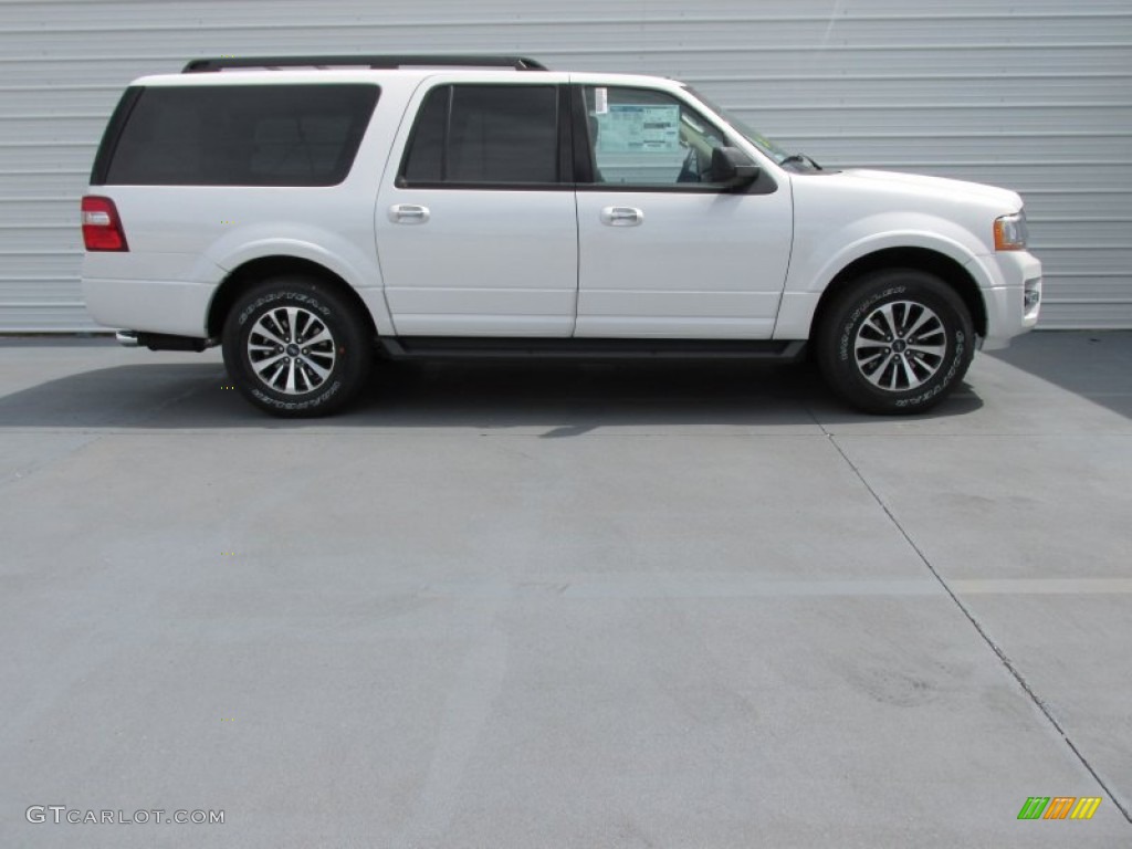 White Platinum Metallic Tri-Coat 2015 Ford Expedition EL XLT Exterior Photo #97594756