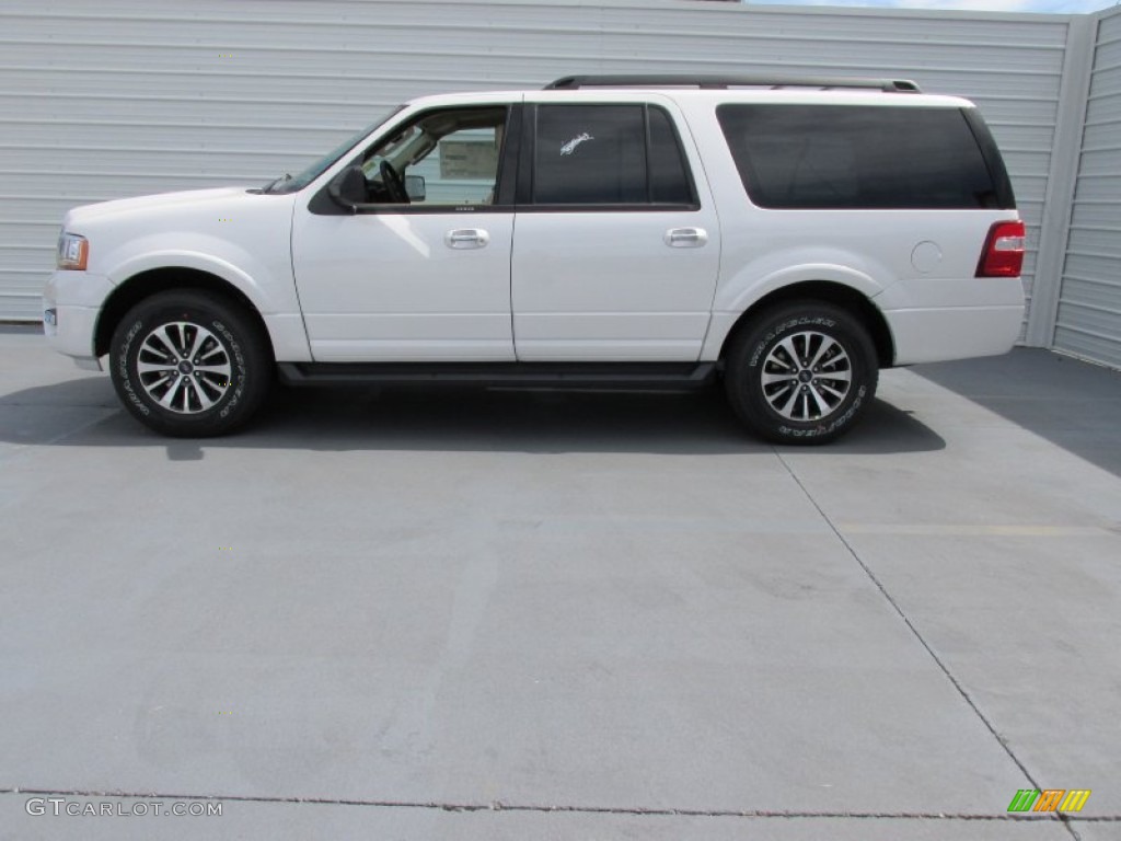 White Platinum Metallic Tri-Coat 2015 Ford Expedition EL XLT Exterior Photo #97594822