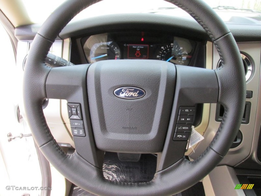 2015 Ford Expedition EL XLT Dune Steering Wheel Photo #97595518