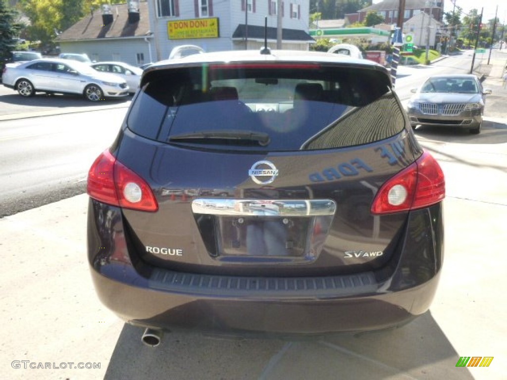2011 Rogue S AWD - Black Amethyst / Black photo #5