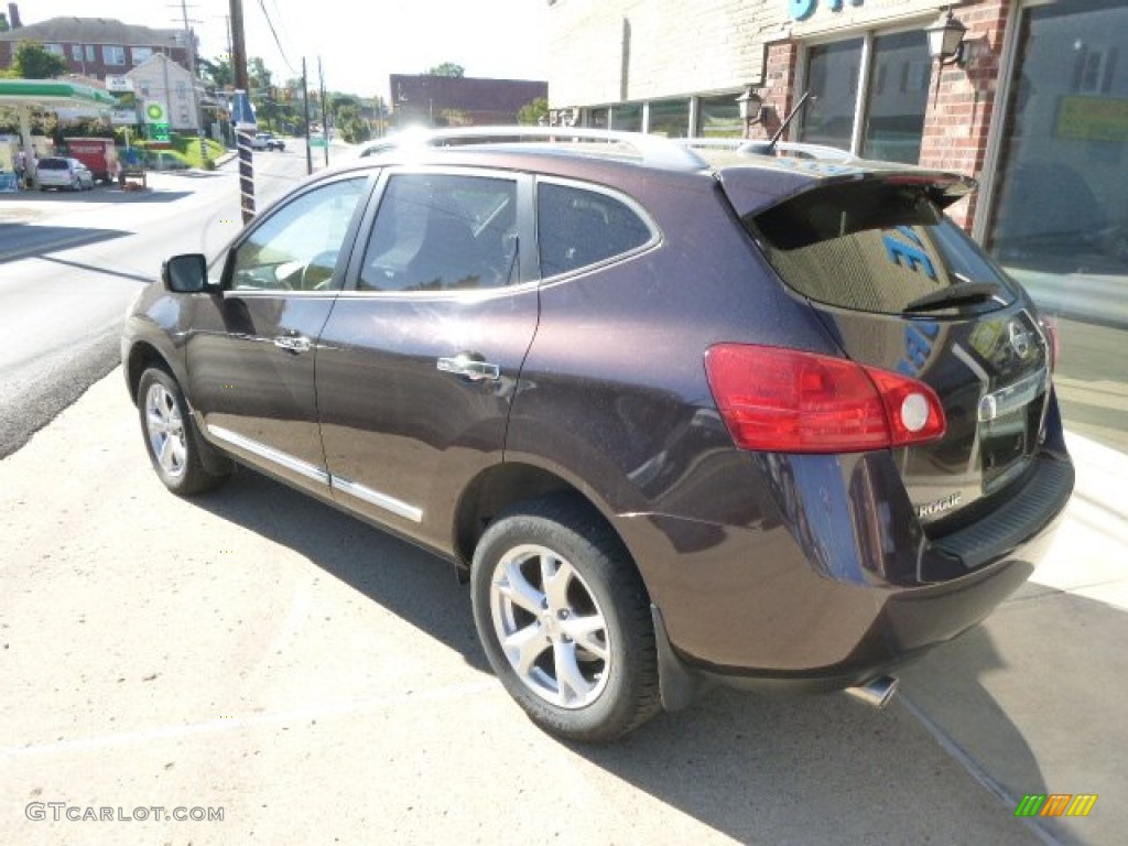 2011 Rogue S AWD - Black Amethyst / Black photo #6