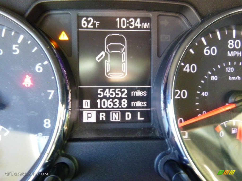 2011 Rogue S AWD - Black Amethyst / Black photo #19