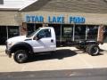 Oxford White 2015 Ford F550 Super Duty XL Regular Cab 4x4 Chassis