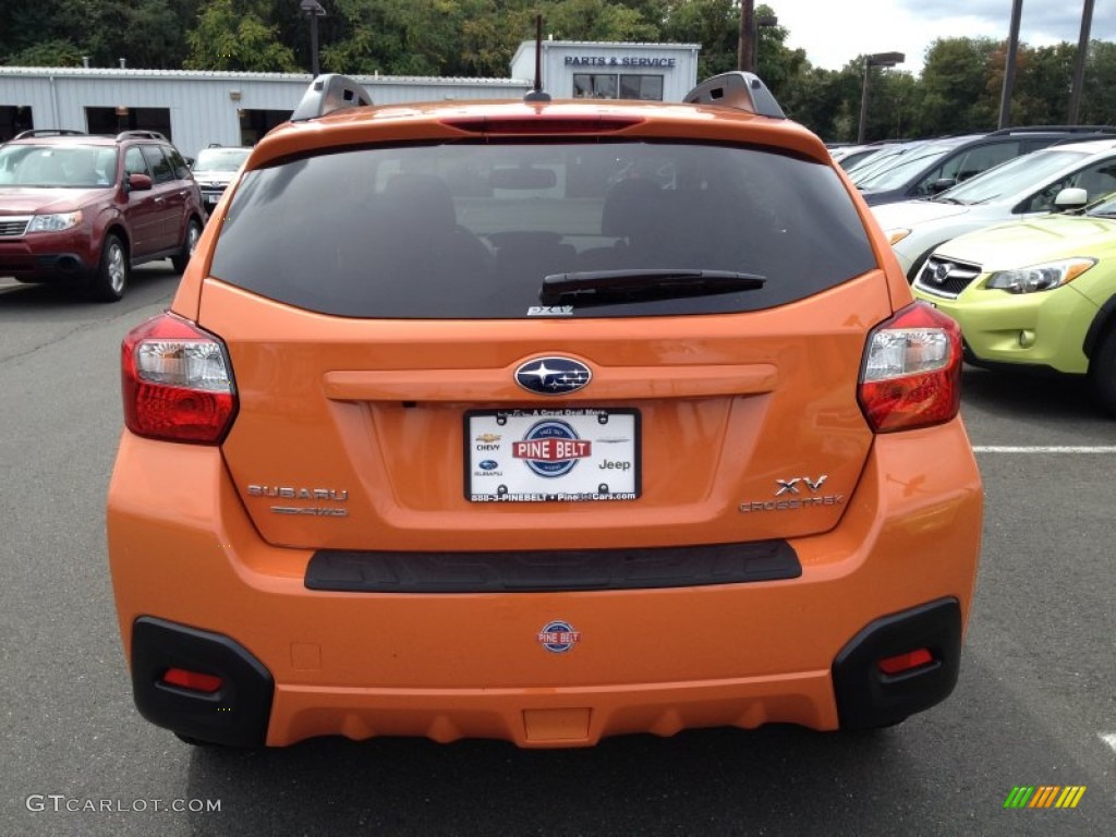 2014 XV Crosstrek 2.0i Limited - Tangerine Orange Pearl / Black photo #5