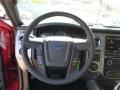Ebony 2015 Ford Expedition XLT 4x4 Steering Wheel