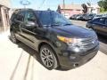 2015 Tuxedo Black Ford Explorer XLT 4WD  photo #3