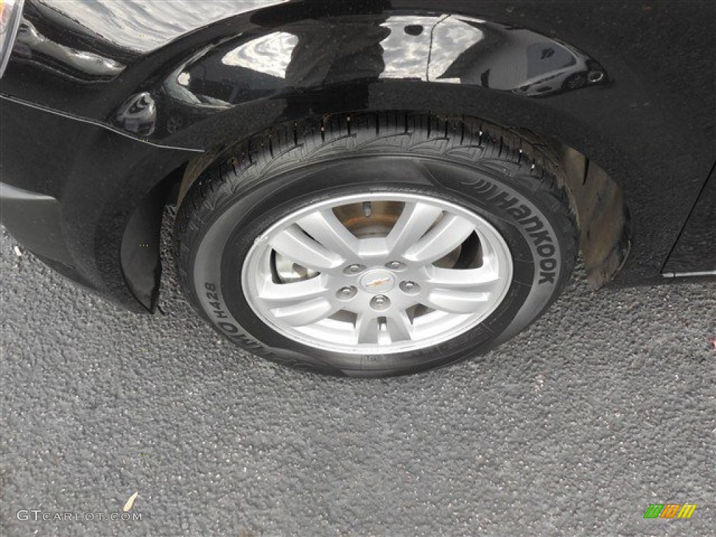 2012 Sonic LS Sedan - Black / Jet Black/Dark Titanium photo #5