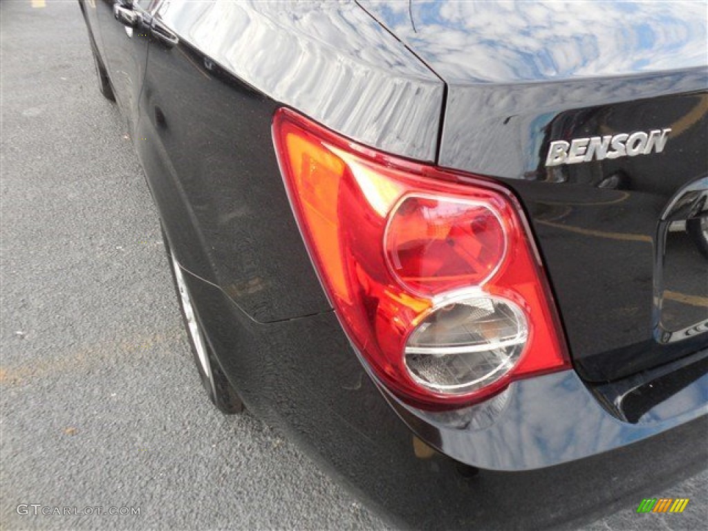 2012 Sonic LS Sedan - Black / Jet Black/Dark Titanium photo #10