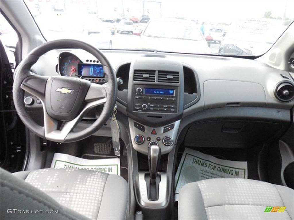 2012 Sonic LS Sedan - Black / Jet Black/Dark Titanium photo #16