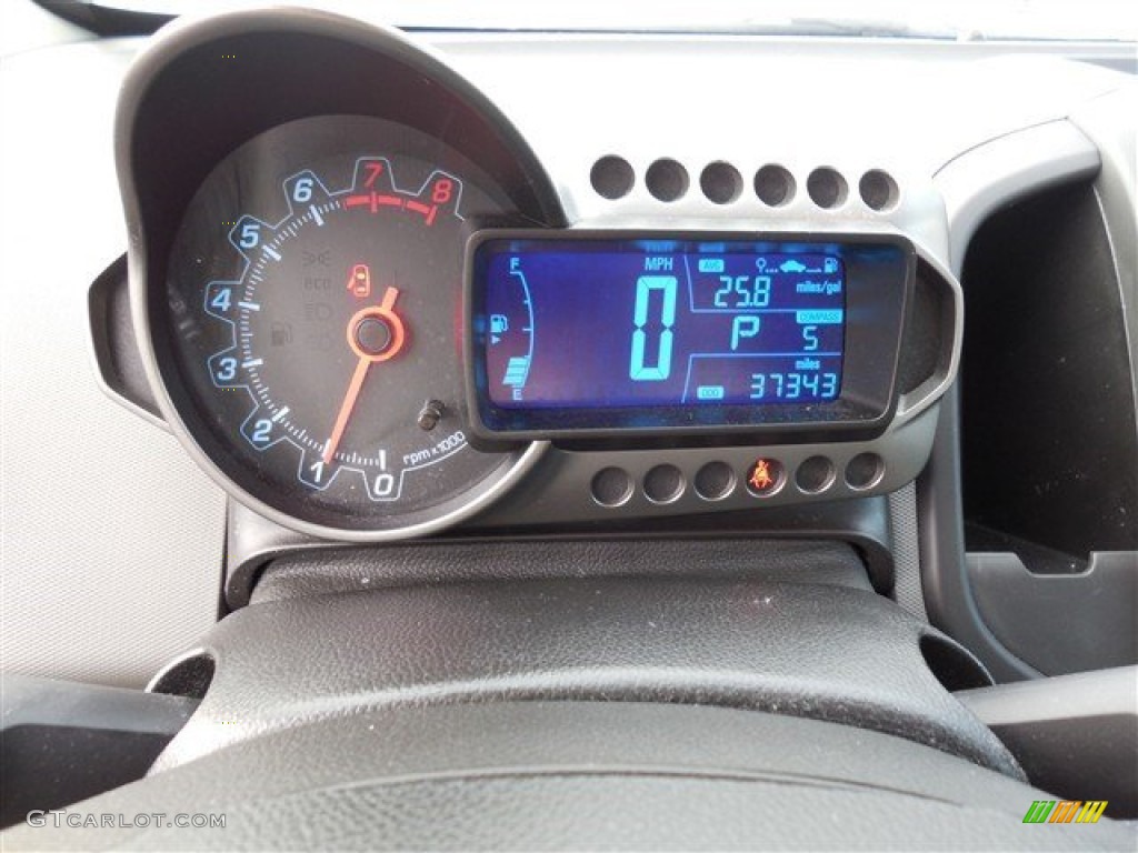 2012 Sonic LS Sedan - Black / Jet Black/Dark Titanium photo #20