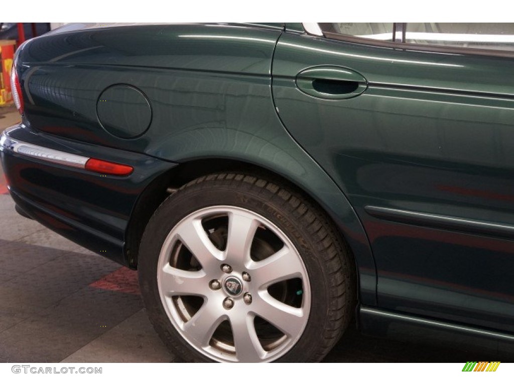 2004 X-Type 3.0 - Jaguar Racing Green Metallic / Champagne photo #47