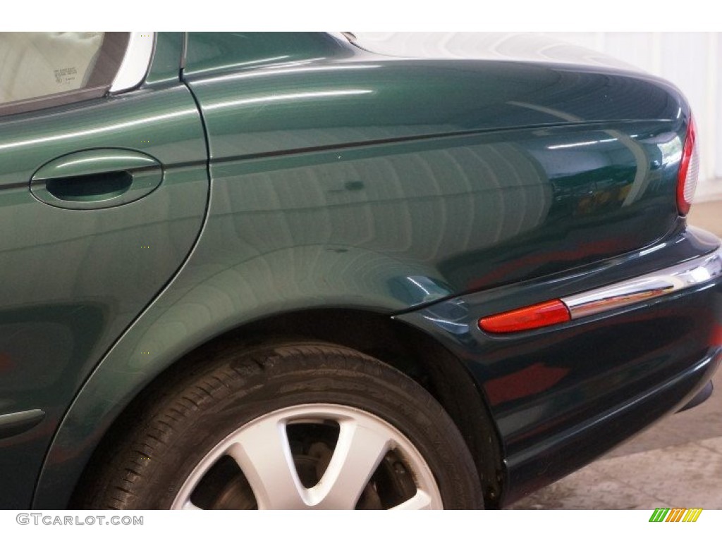 2004 X-Type 3.0 - Jaguar Racing Green Metallic / Champagne photo #52
