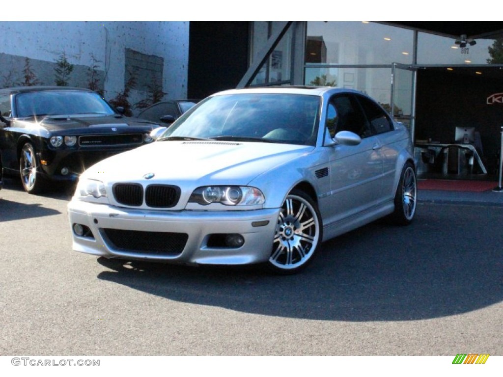 2006 M3 Coupe - Titanium Silver Metallic / Black photo #3