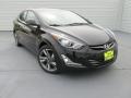 2015 Black Diamond Hyundai Elantra Limited Sedan  photo #2