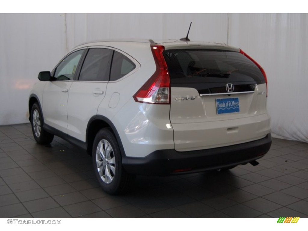 2014 CR-V EX-L AWD - White Diamond Pearl / Black photo #9
