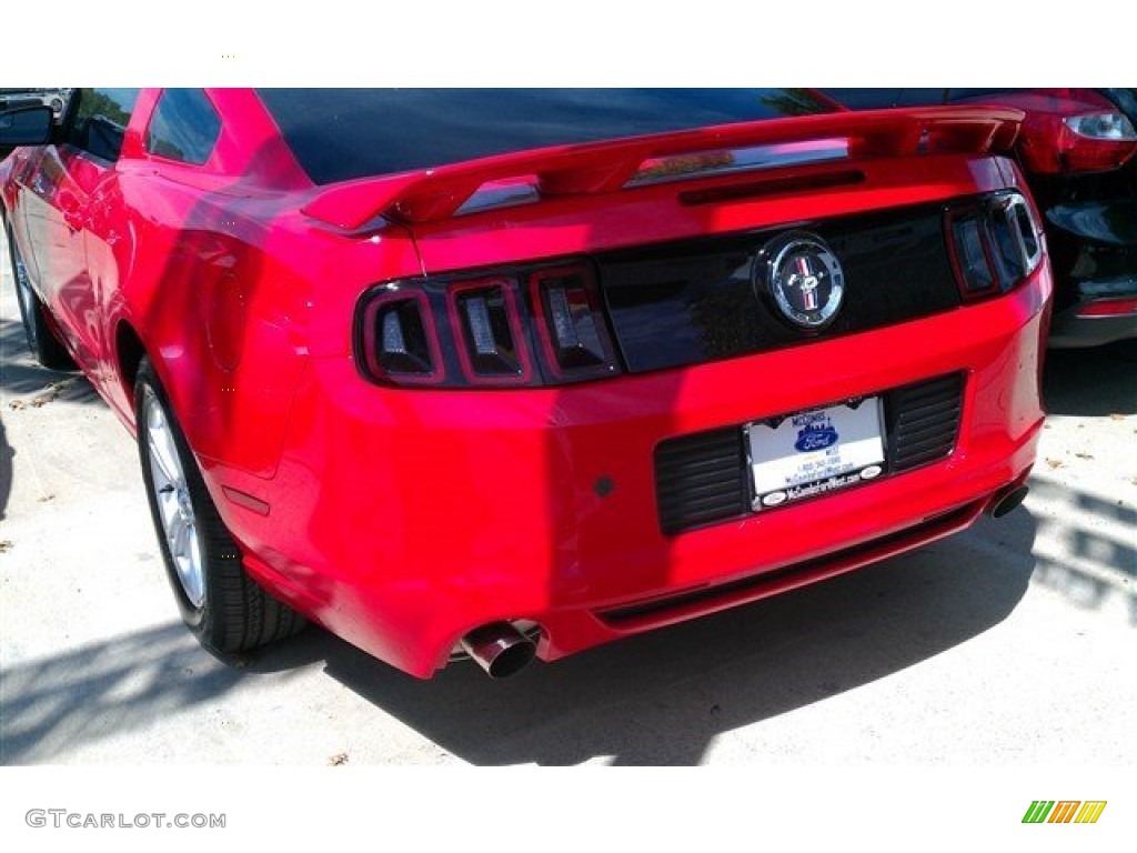 2014 Mustang V6 Coupe - Race Red / Charcoal Black photo #6