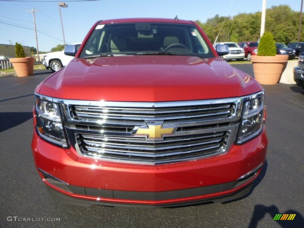 2015 Tahoe LTZ 4WD - Crystal Red Tintcoat / Cocoa/Dune photo #7