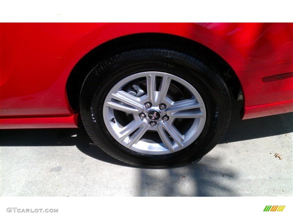 2014 Mustang V6 Coupe - Race Red / Charcoal Black photo #8