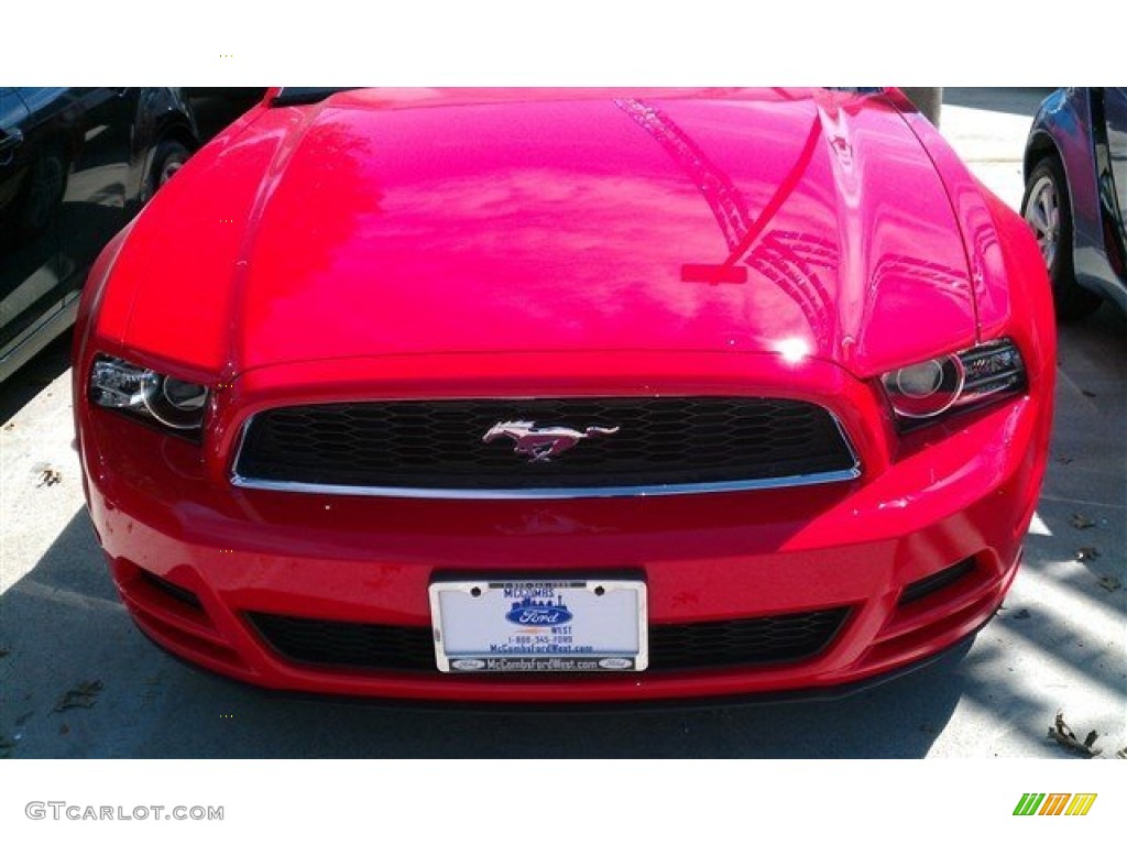 2014 Mustang V6 Coupe - Race Red / Charcoal Black photo #12