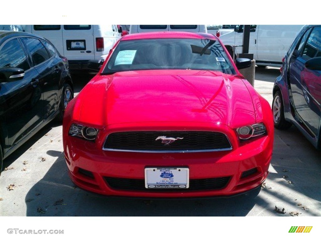 2014 Mustang V6 Coupe - Race Red / Charcoal Black photo #13