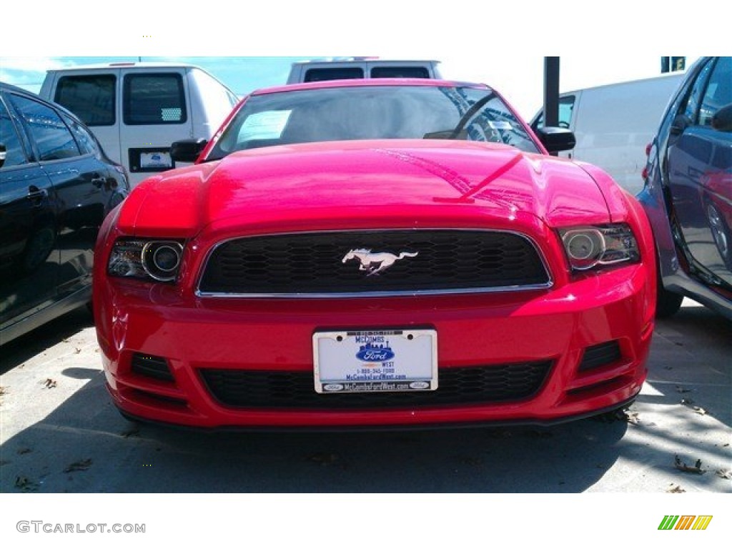 2014 Mustang V6 Coupe - Race Red / Charcoal Black photo #14