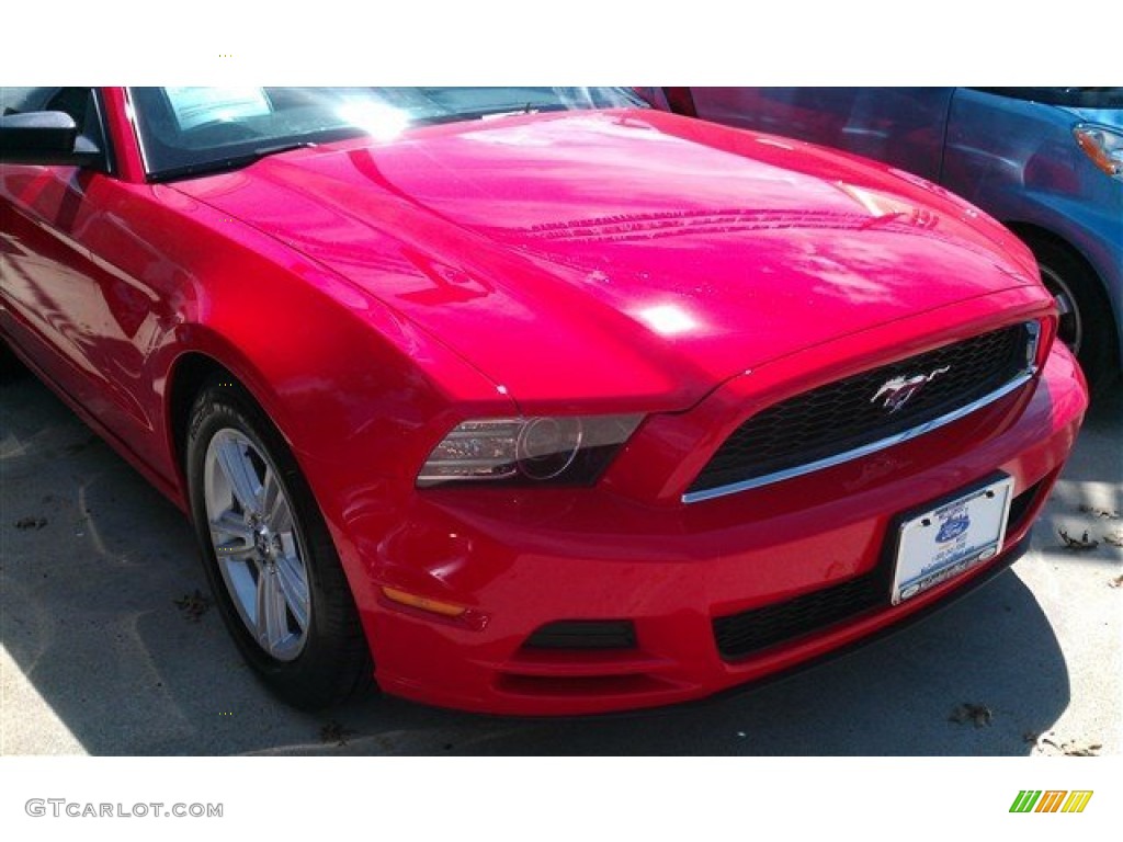 2014 Mustang V6 Coupe - Race Red / Charcoal Black photo #15