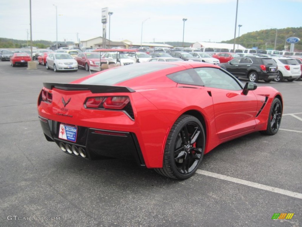 2015 Corvette Stingray Coupe Z51 - Torch Red / Jet Black photo #4