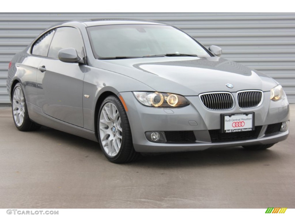 2010 3 Series 328i Coupe - Space Gray Metallic / Gray Dakota Leather photo #1