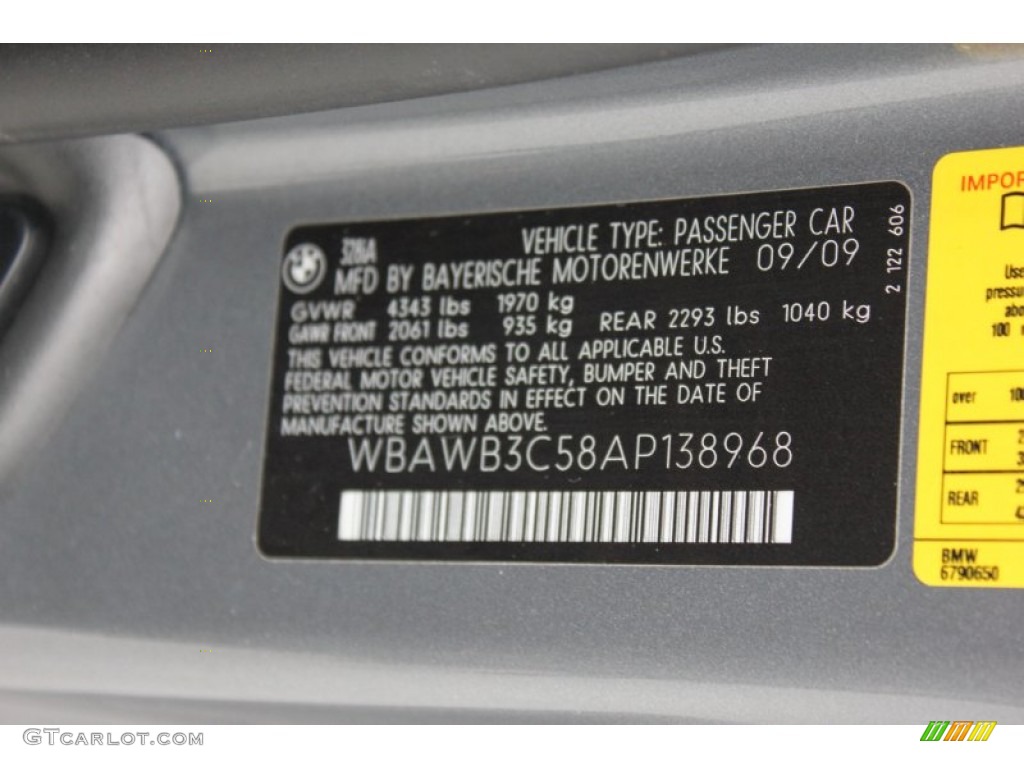 2010 3 Series 328i Coupe - Space Gray Metallic / Gray Dakota Leather photo #31