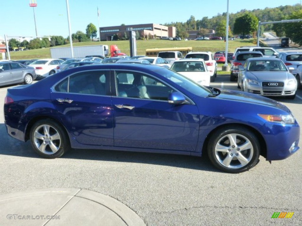 2011 TSX Sedan - Vortex Blue Pearl / Ebony photo #5