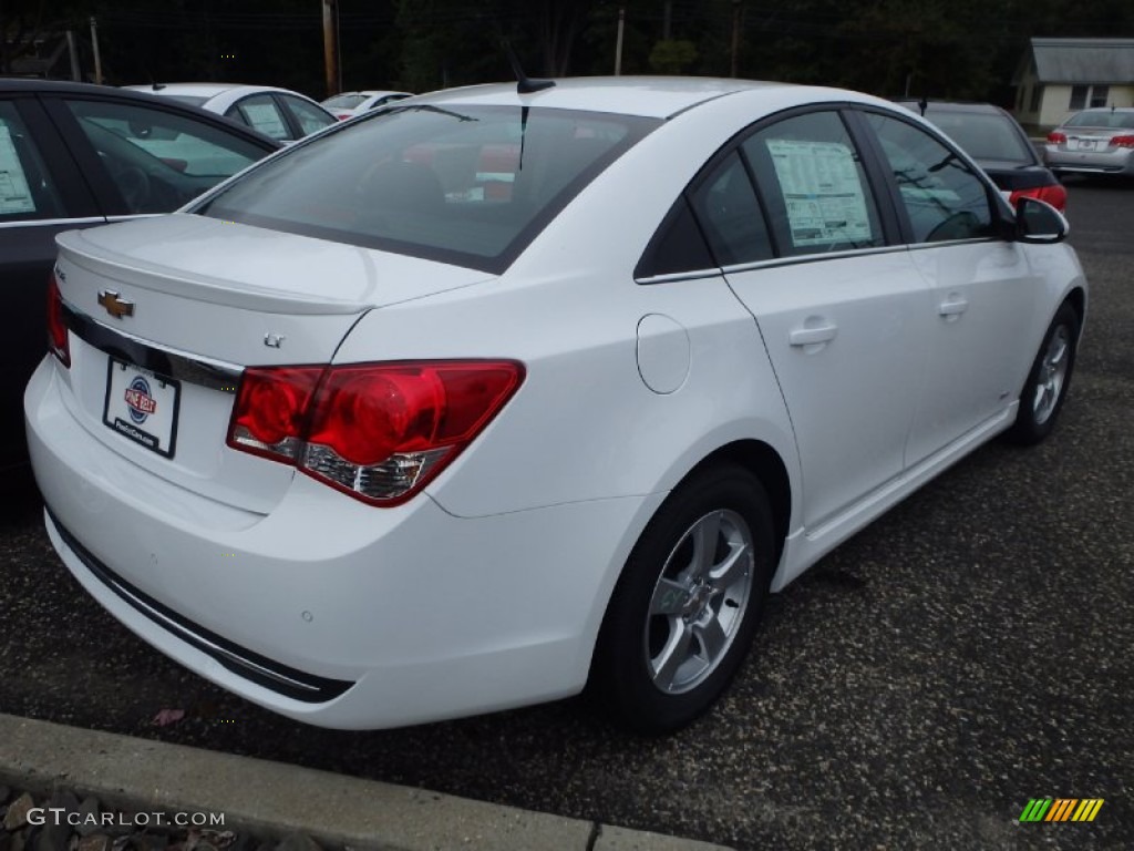 2014 Cruze LT - Summit White / Jet Black/Sport Red photo #2