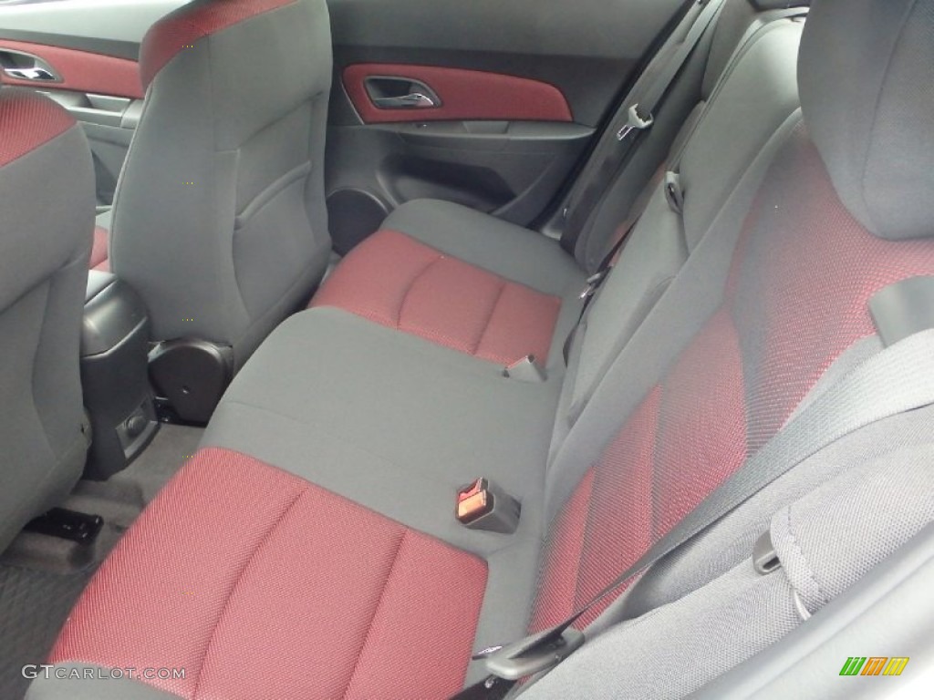 2014 Cruze LT - Summit White / Jet Black/Sport Red photo #4
