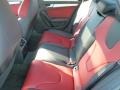Black/Magma Red Rear Seat Photo for 2014 Audi S4 #97612450