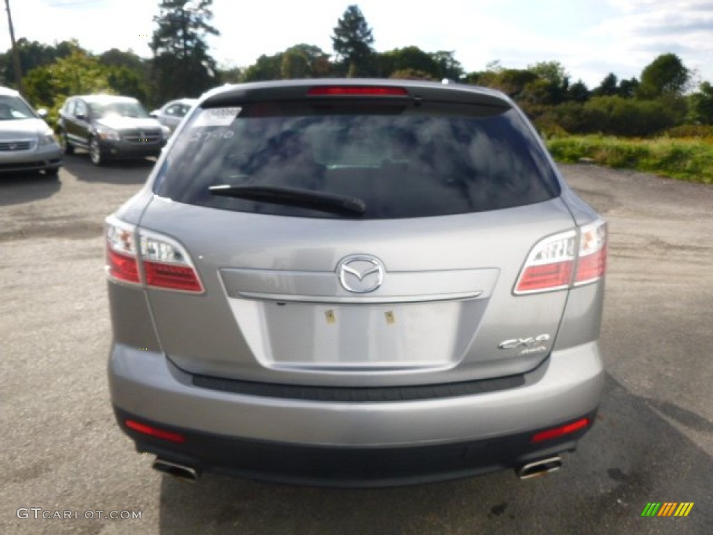 2011 CX-9 Grand Touring AWD - Liquid Silver Metallic / Black photo #6