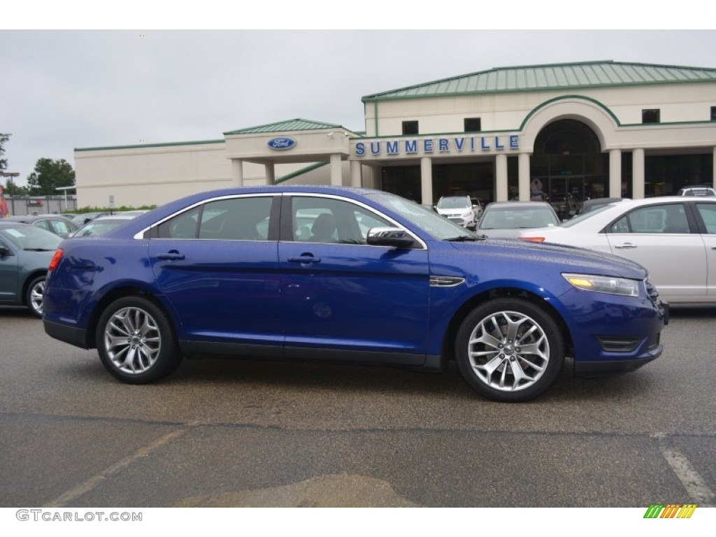 2014 Taurus Limited - Deep Impact Blue / Charcoal Black photo #2