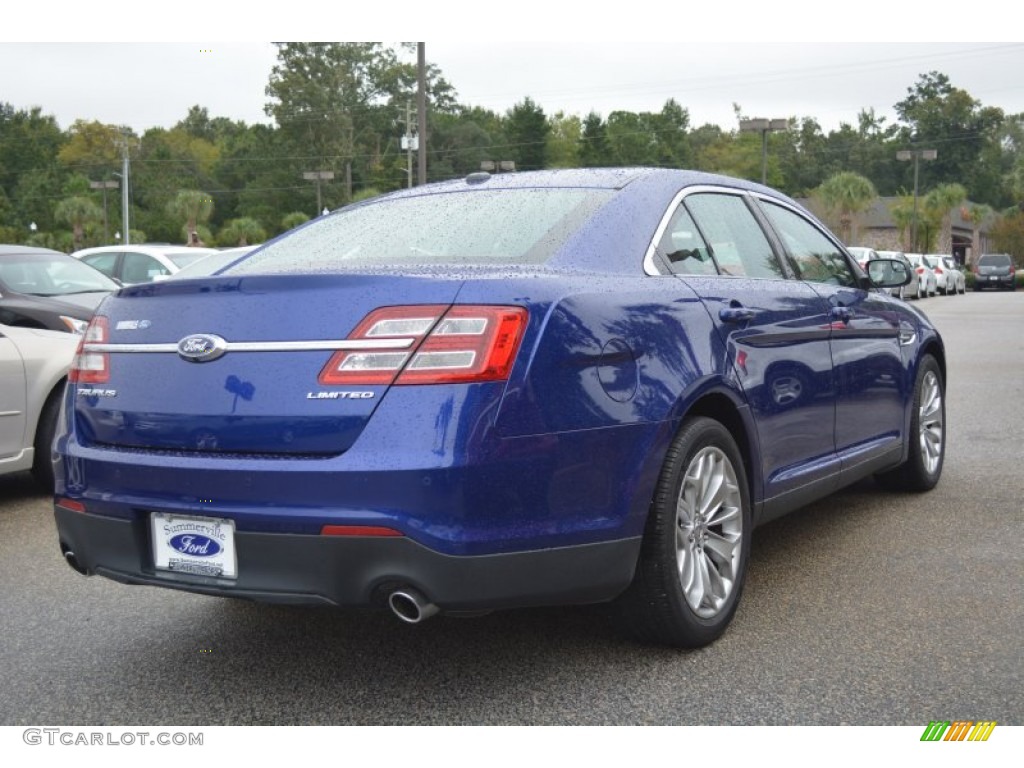 2014 Taurus Limited - Deep Impact Blue / Charcoal Black photo #3