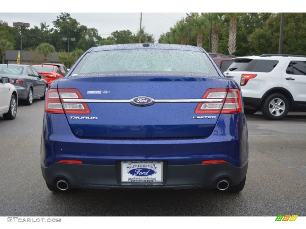 2014 Taurus Limited - Deep Impact Blue / Charcoal Black photo #4