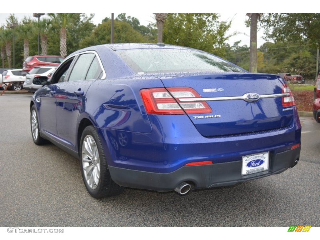 2014 Taurus Limited - Deep Impact Blue / Charcoal Black photo #5